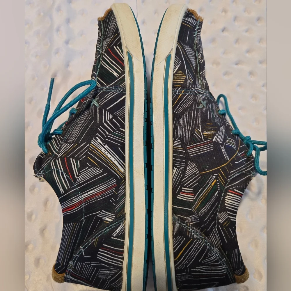 Twisted X Boat Shoes Womens Size 6.5 Multicolor‎ Fabric Casual Walking